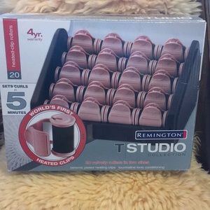 Remington T Studio 20 heated-clip rollers
